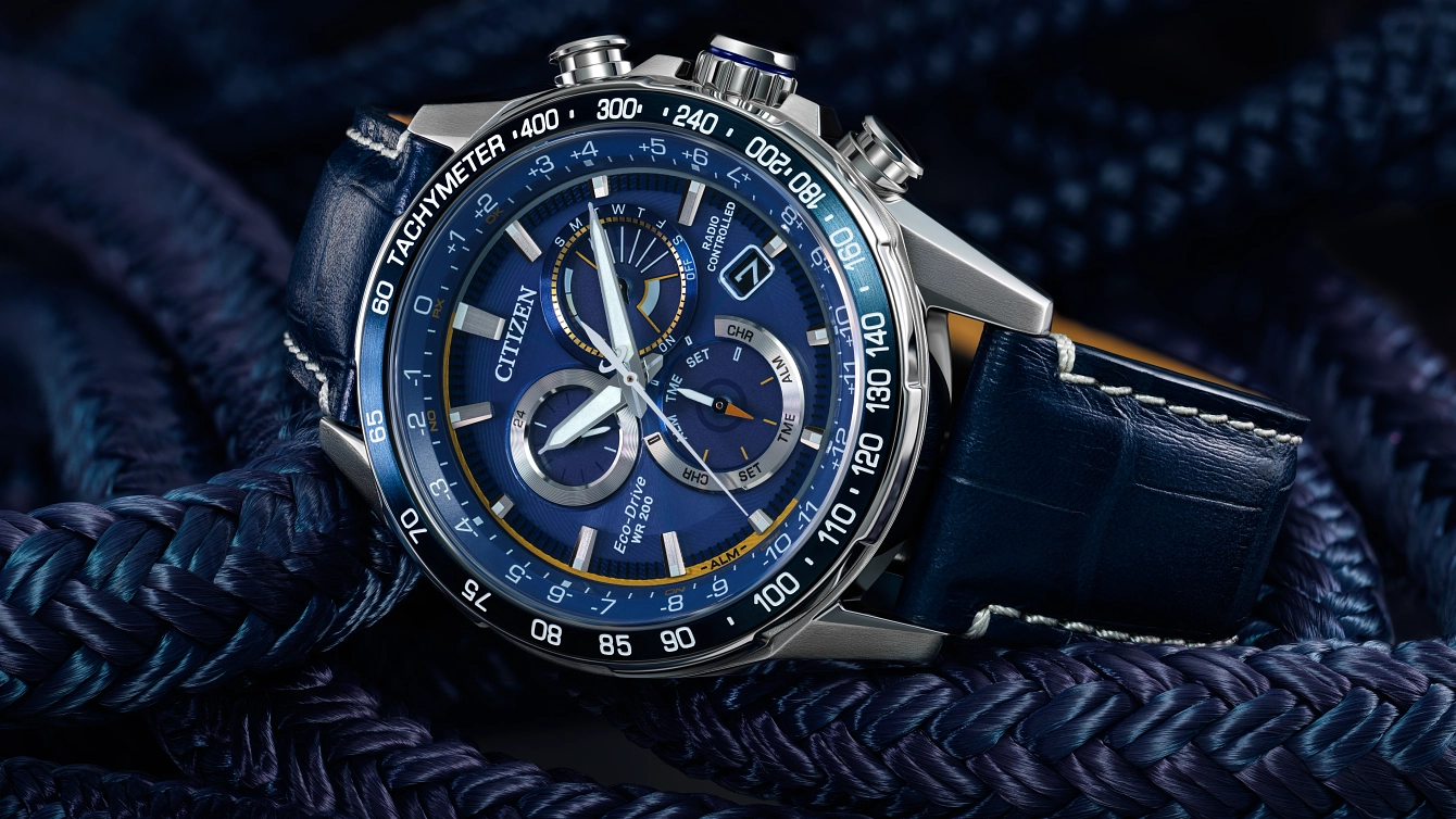 PCAT Blue Dial Leather Strap CB5918-02L | CITIZEN PCAT Blue Dial Leather Strap CB5918-02L | CITIZEN